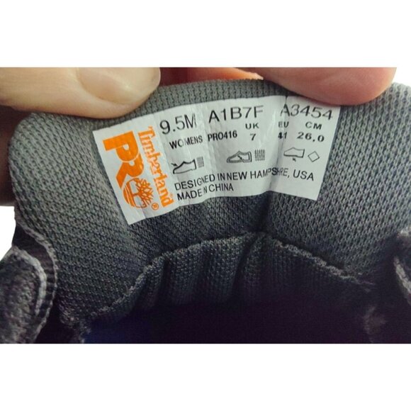 Timberland PRO Women's Black Size 9.5 Powertrain Alloy Toe Work Shoes - Picture 9 of 12